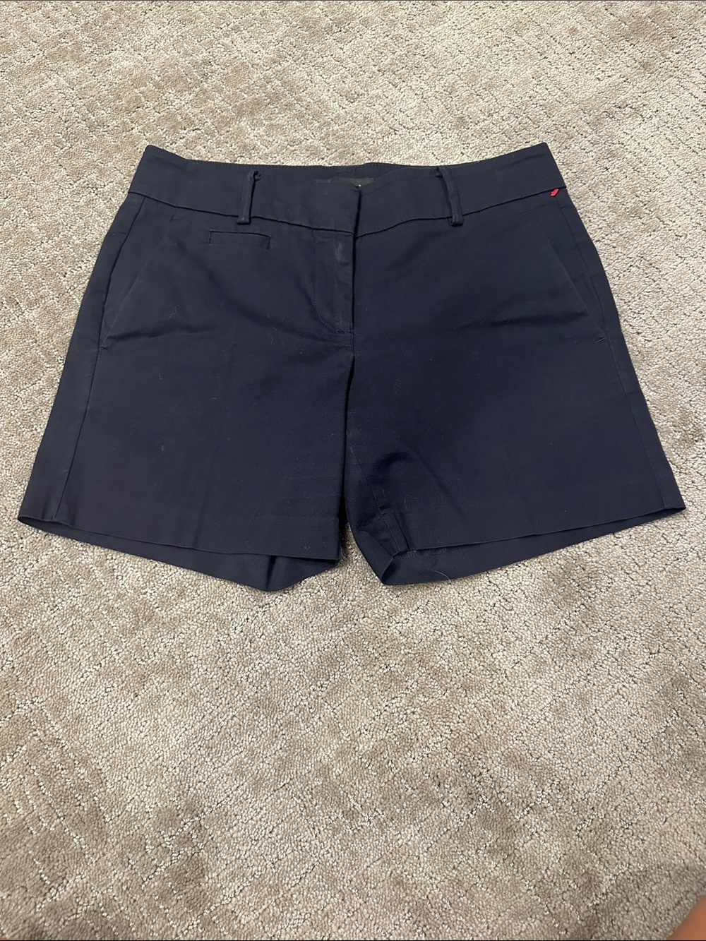 Ann Taylor Navy Tailored Bermuda Shorts